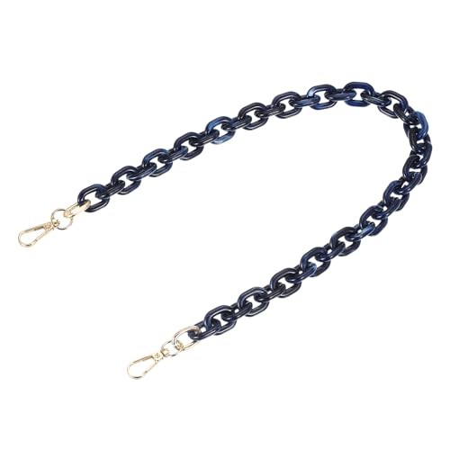 Acrylic Purse Strap Acrylic Chain Purse Strap 24 Inch Dark Blue/White