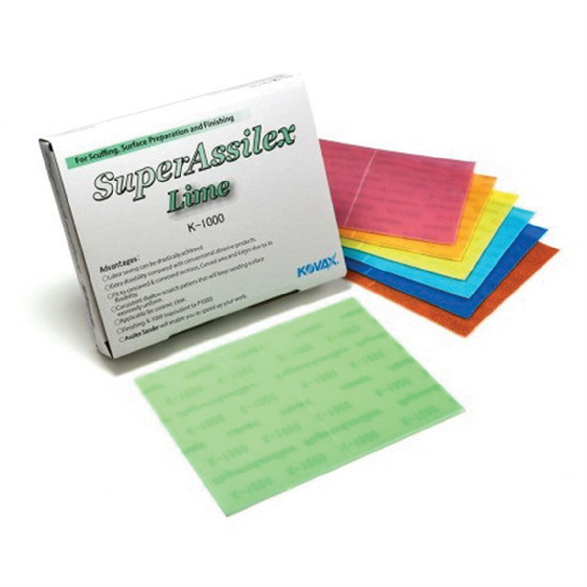 Eagle Abrasives, Inc. KOVAX Super Assilex 191-2517 Sanding Sheet, 130 mm W x 170