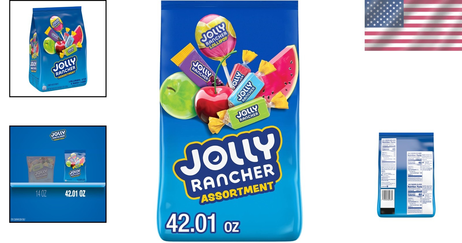 Individually Wrapped 42.01 oz Assorted Candy Pack - Perfect Treat for Sharing