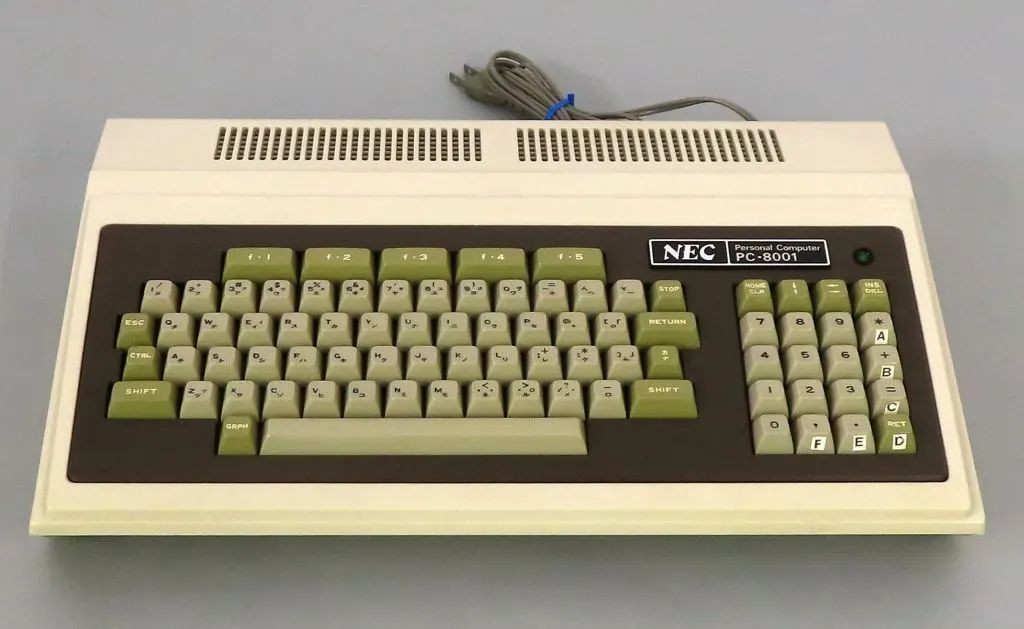 NEC PC-8001 Retro Vintage Home Computer 1979 Z80 μPD780C-1 16KB Tested Working
