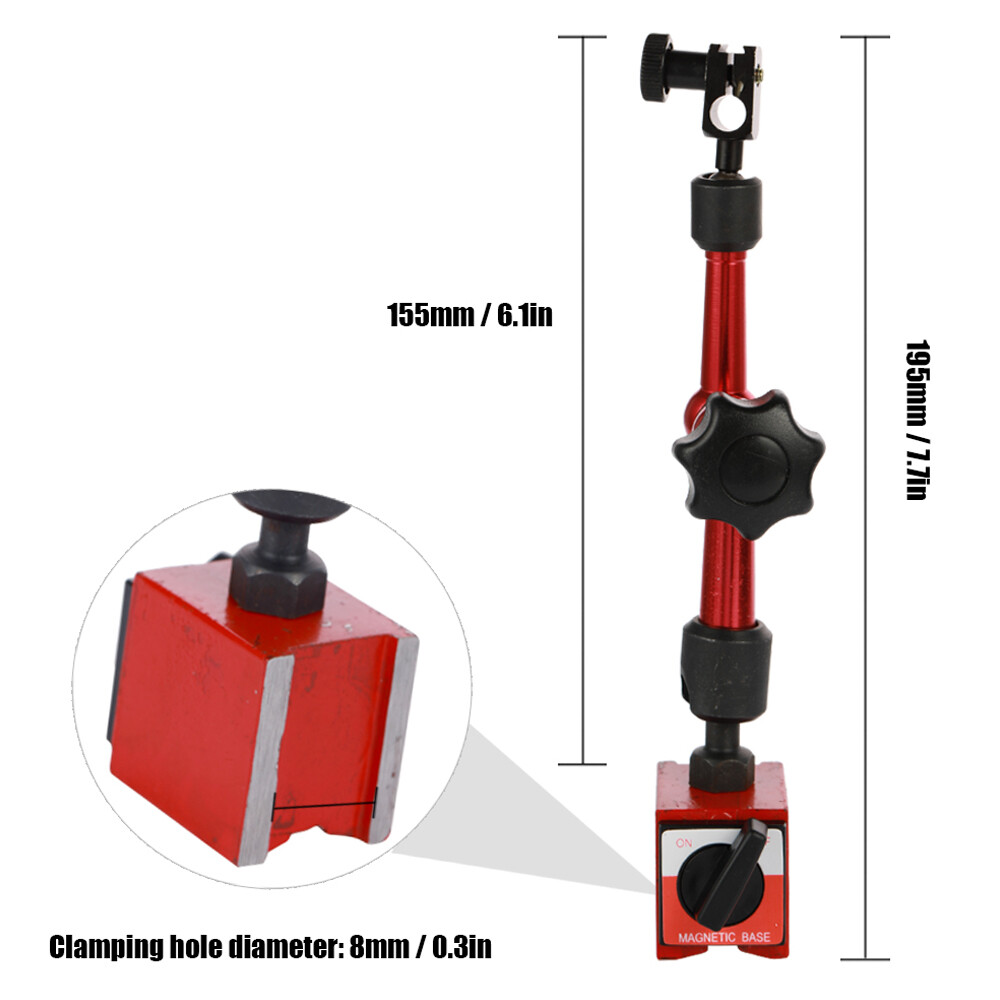 Shockproof Waterproof Leverage Dial Indicator and Flexible T8C8