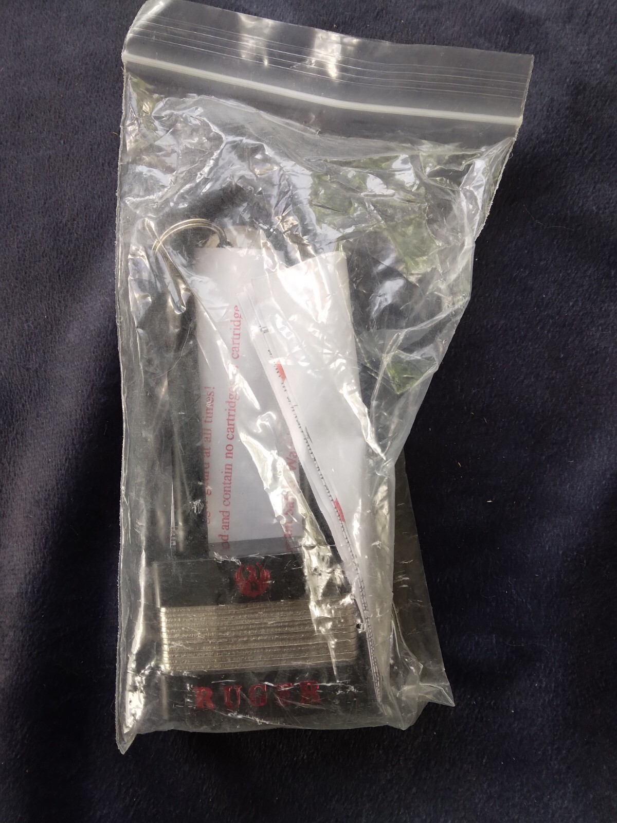 Ruger Lock with Two Keys, New in Plastic Bag
