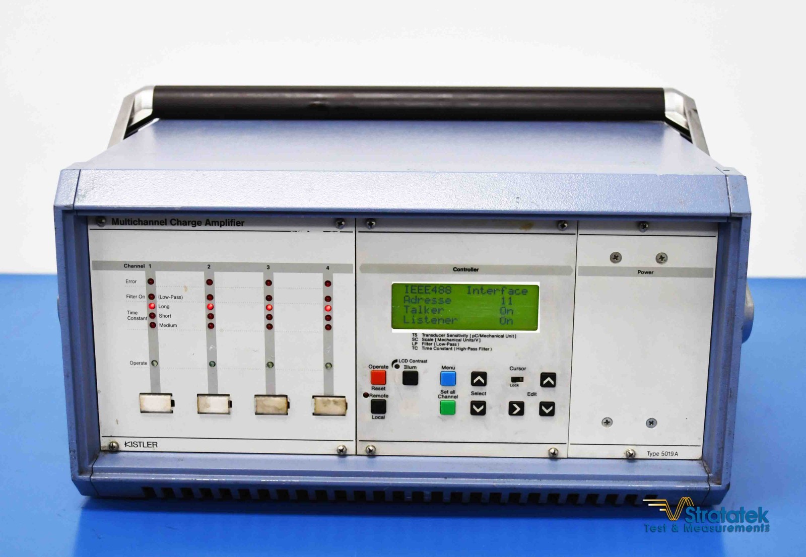 Kistler 5019A 4 Channel Charge Amplifier ±10 V Output