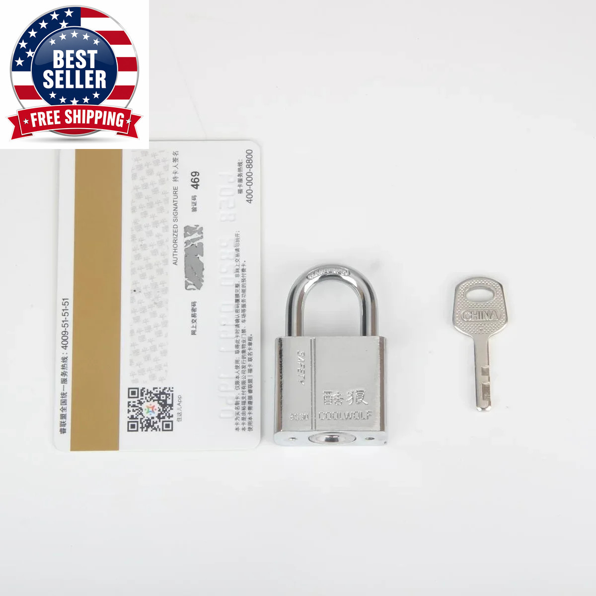 Stainless Steel Padlock Household Locks Anti-Theft Anti-Pick Locks Dormitory Wat