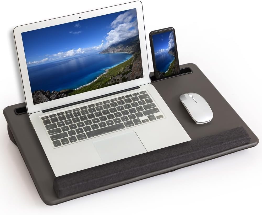 Lap Desk Home Office Portable Left Right Handers Mouse Pad Wrist Pad