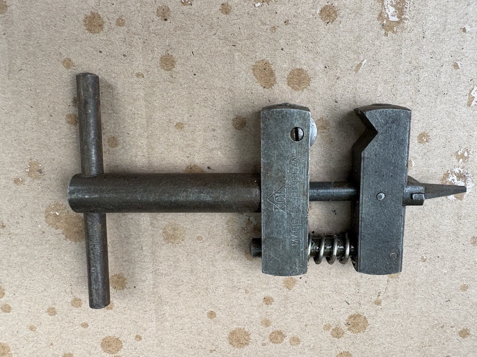 vintage rcl copper brake fuel pipe cutter and deburr tool