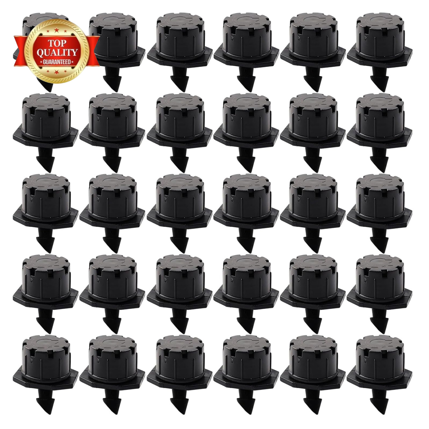 150PCS Adjustable Drip Irrigation Emitters, 1/4Inch Adjustable Micro Drip Irriga