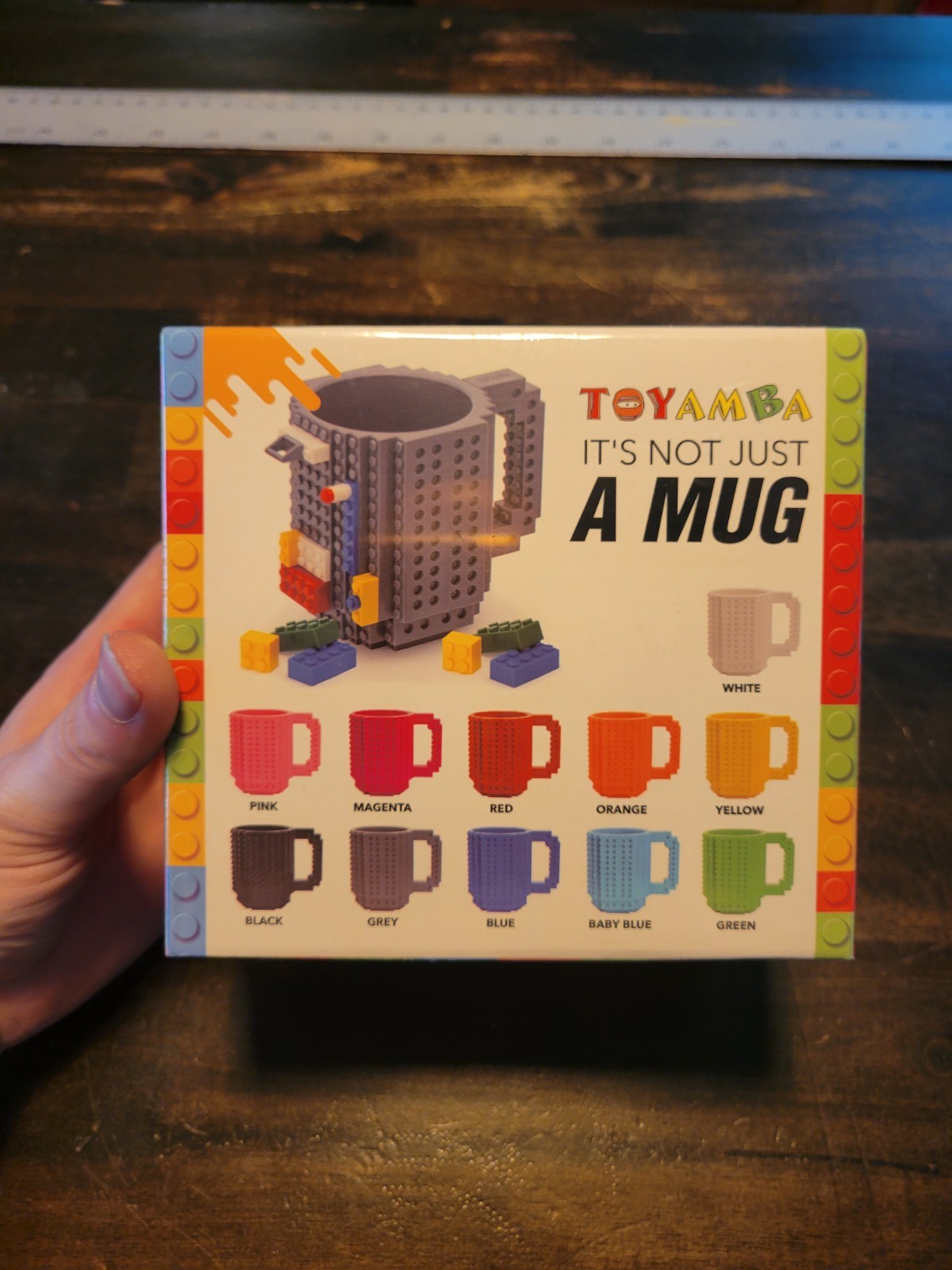 Toyamba Build on Brick Mug RED - Sealed