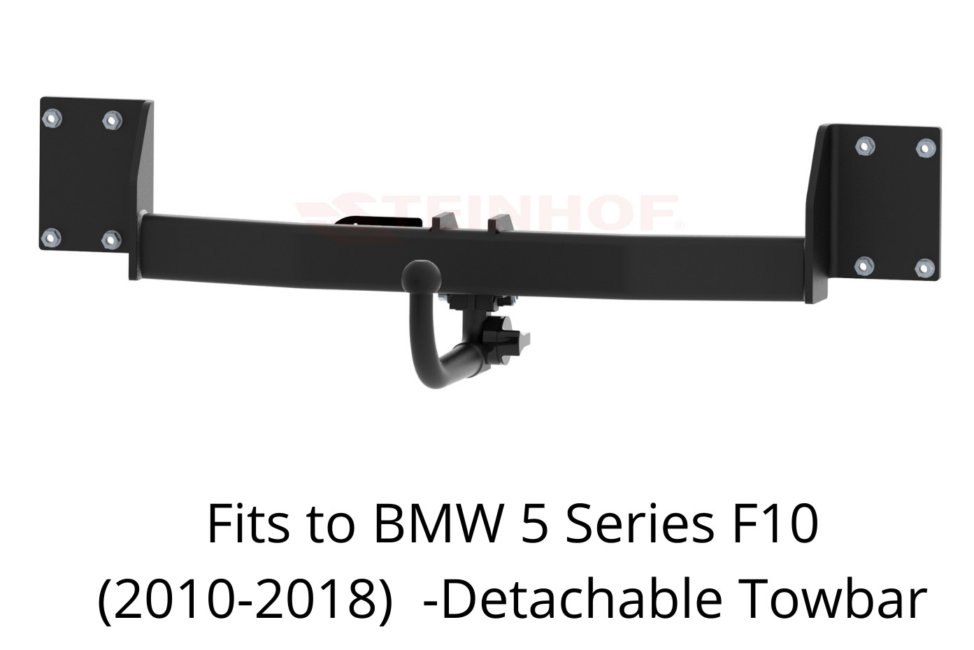 DETACHABLE Tow Bar For BMW 5 Series F10 (2010-2018) & NO ELECTRICS - B065