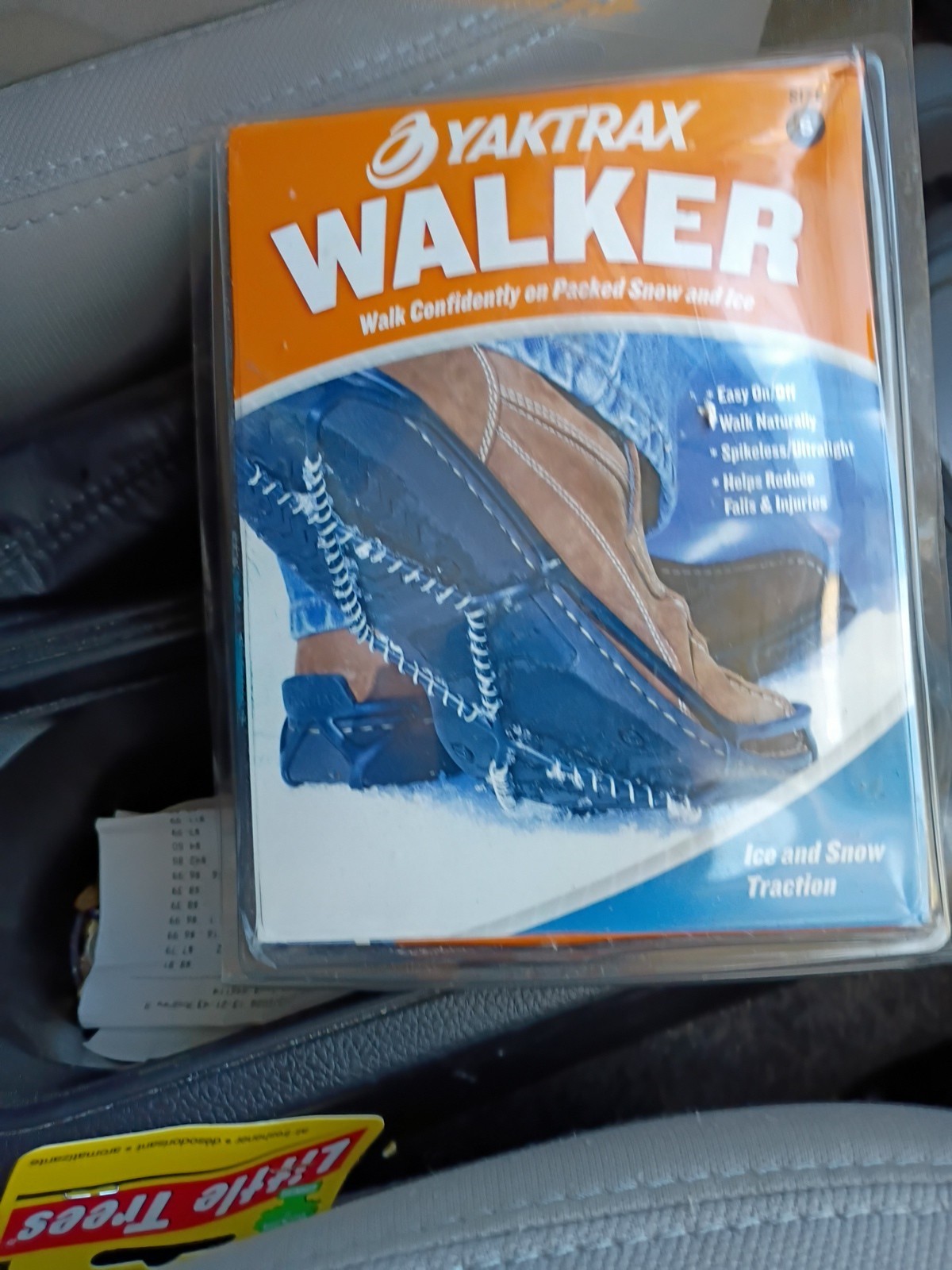 Yaktrax Walker Slip-On Traction Cleats for Ice/Snow Size Small