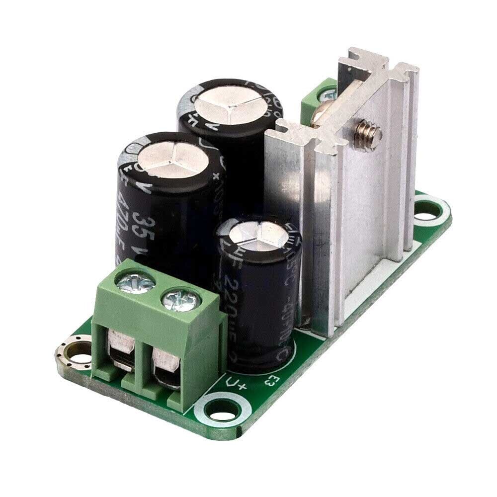 2PCS Single Regulated Power Supply Module AC to DC 12V Rectifier Filter Board 1A