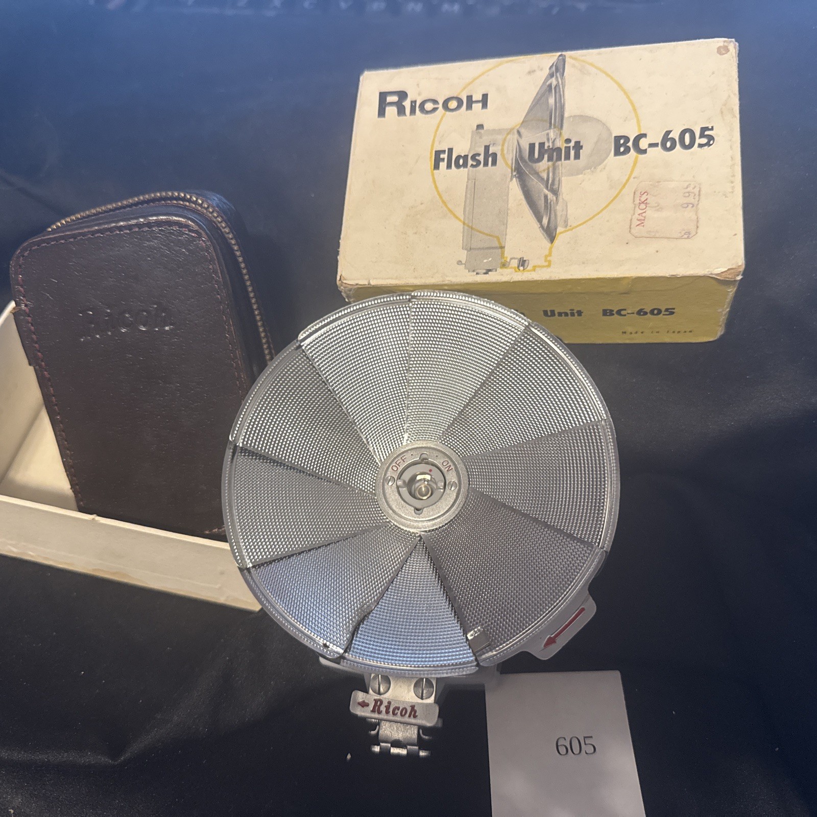 VTG Ricoh Flash Unit BC-605 W/ Case & Box