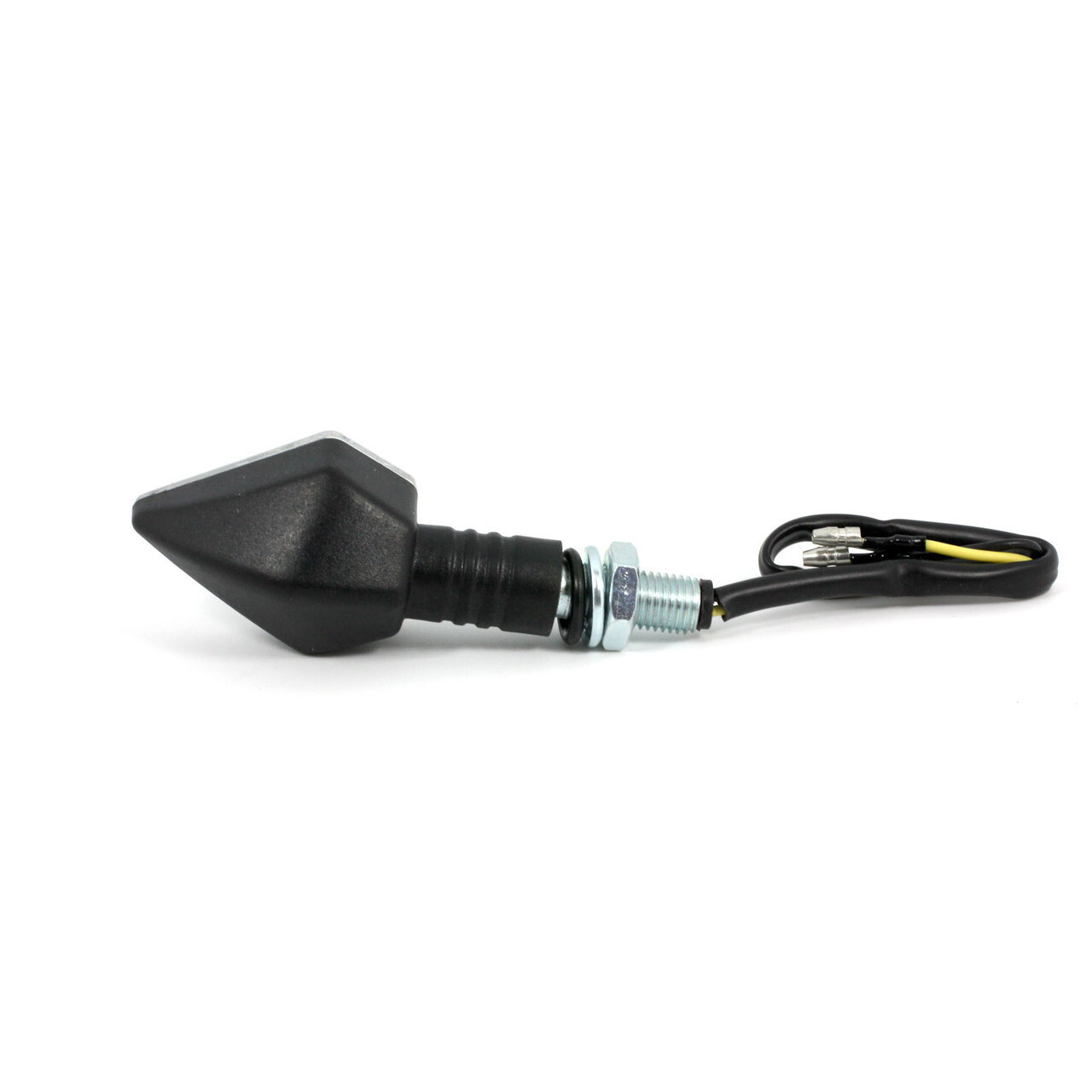 Black Diamond ABS Single LED Motorcycle Indicators Pair