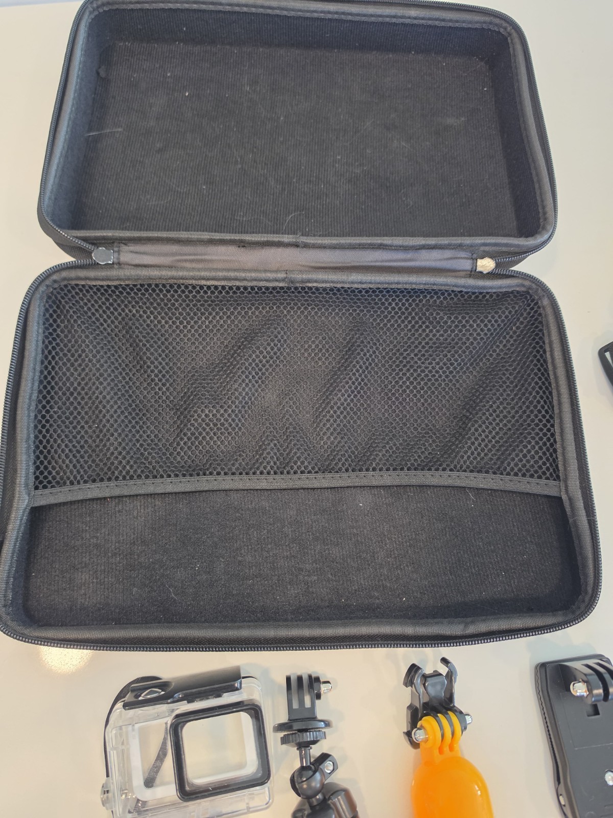 GoPro HERO6 Black Accessory Bundle w/ Case, Waterproof Housing, Mounts, microSD.