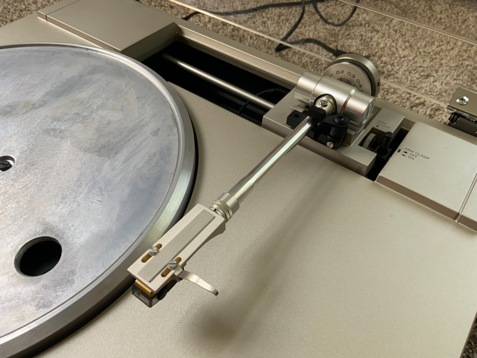 Phase Linear Model 8000 Linear Motor Turntable Series 2 - Untested - Powers On!