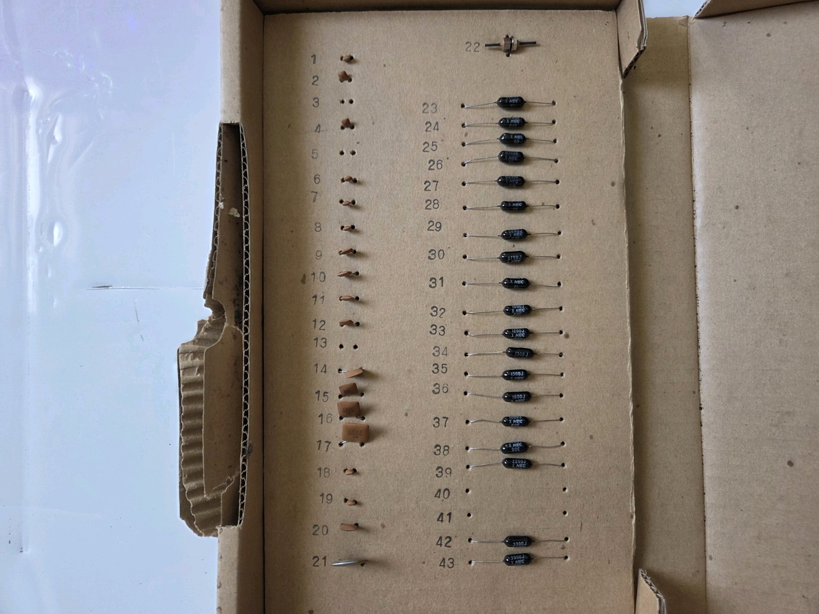 JRC VINTAGE NRD-72 Reciecer SPARE Parts No 1/4 (No1-no43) 6ZXJD51031