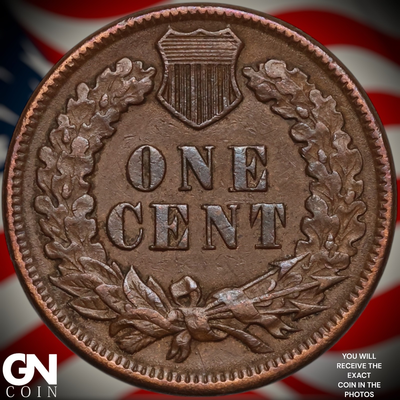 1893 Indian Head Cent Penny B1536