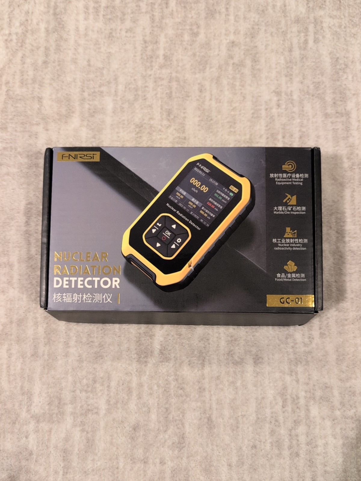 FNIRSI GC-01 Nuclear Radiation Detector Geiger Counter Model GC-01 MPN GC-01