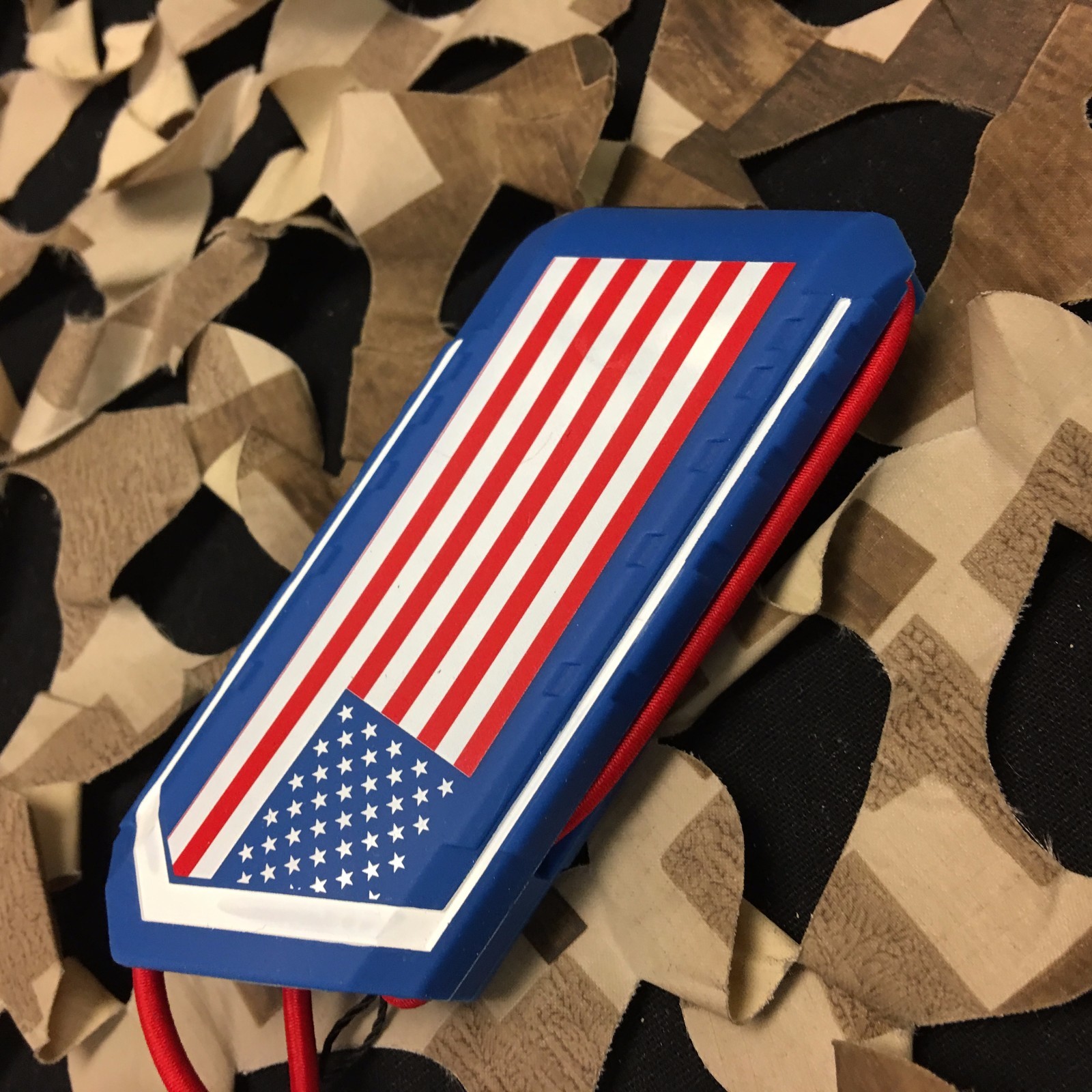 NEW HK Army Ball Breaker 2.0 Barrel Cover Sock Plug Condom - USA Red/White/Blue