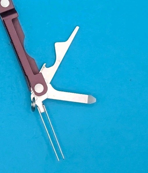Leatherman Micra Multi-Tool, Knife, Scissors, Key Ring, Maroon! *IVAN ALEXANDER*