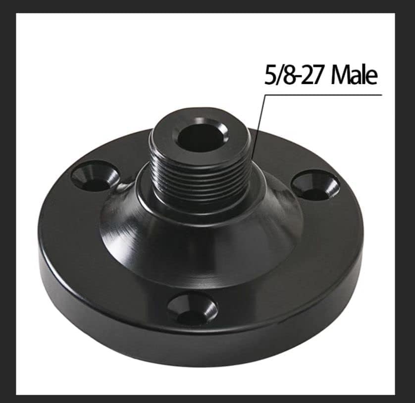 Gooseneck Table Microphone Mount - 5/8 Male, Black, 1Pack
