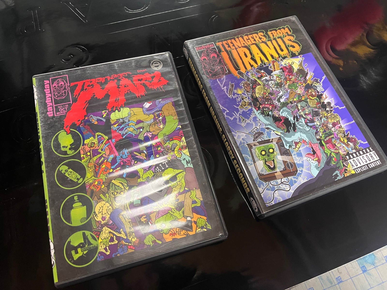 Teenagers from Marz / Teenagers from Uranus (set) RARE DVDs - graffiti/skate