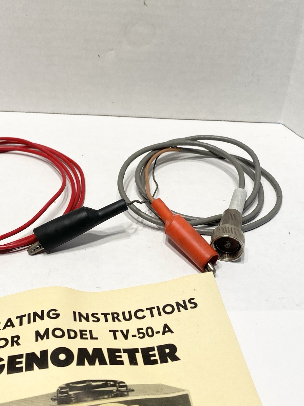 Leads And Manual For TV-50-A Genometer