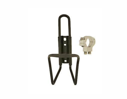 NEW! ABSOLUTE GENUINE ALLOY BICYCLE HANDLEBAR MOUNT BOTTLE CAGE IN BLACK.