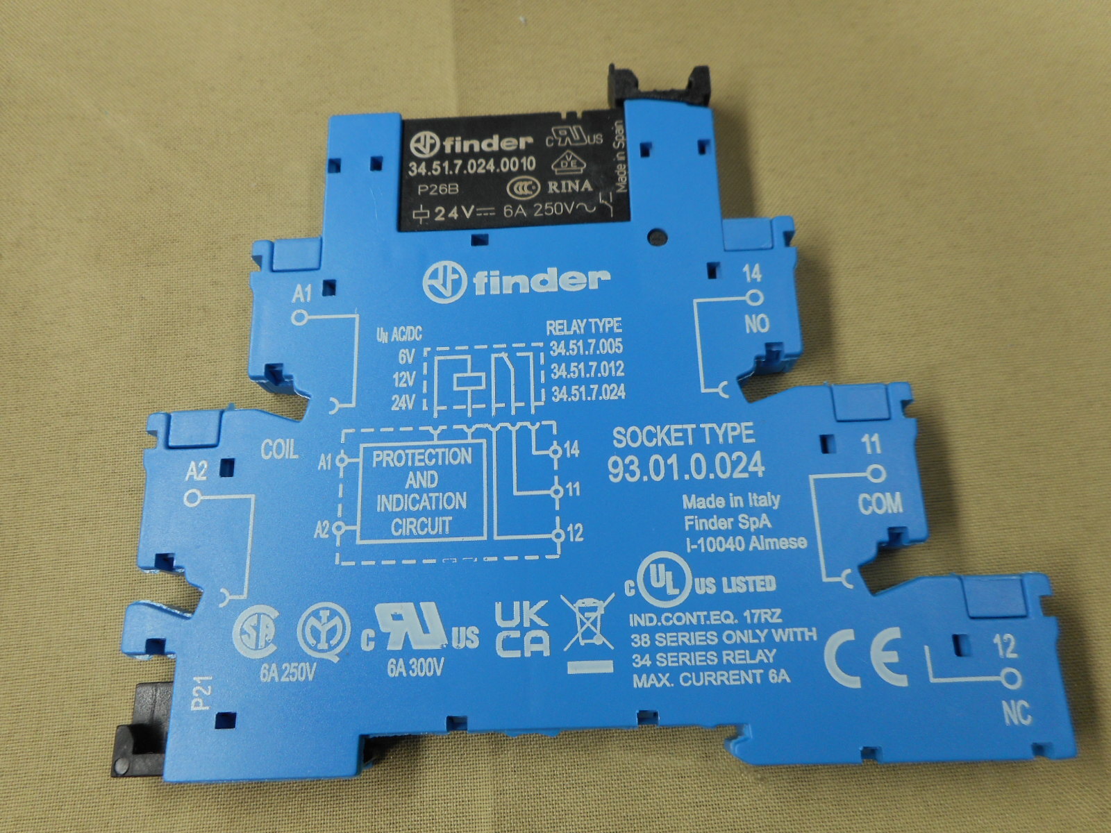 Finder Relay 38.51.0.024.0060 EMR interface module (NIB)