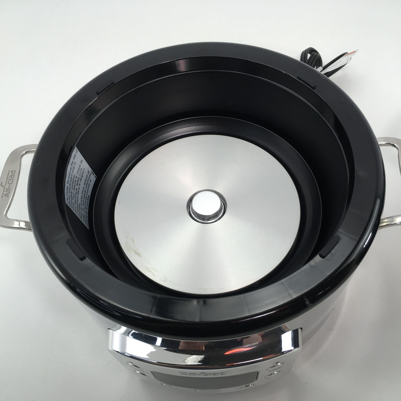 All-Clad Serie SC10 SD922D51 6-in-1 Slow Cooker Cast Iron Dutch Oven 5qt