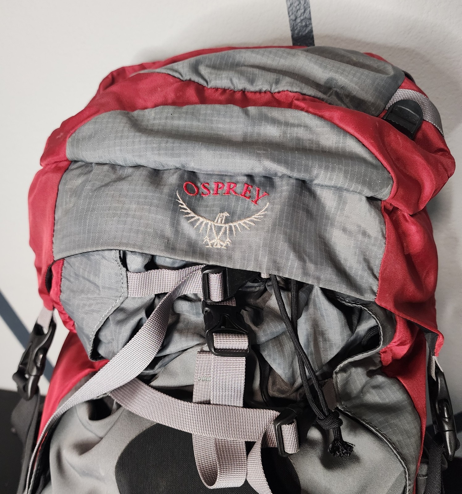 Osprey Ariel 65 Backpacking Backpack Red size WS