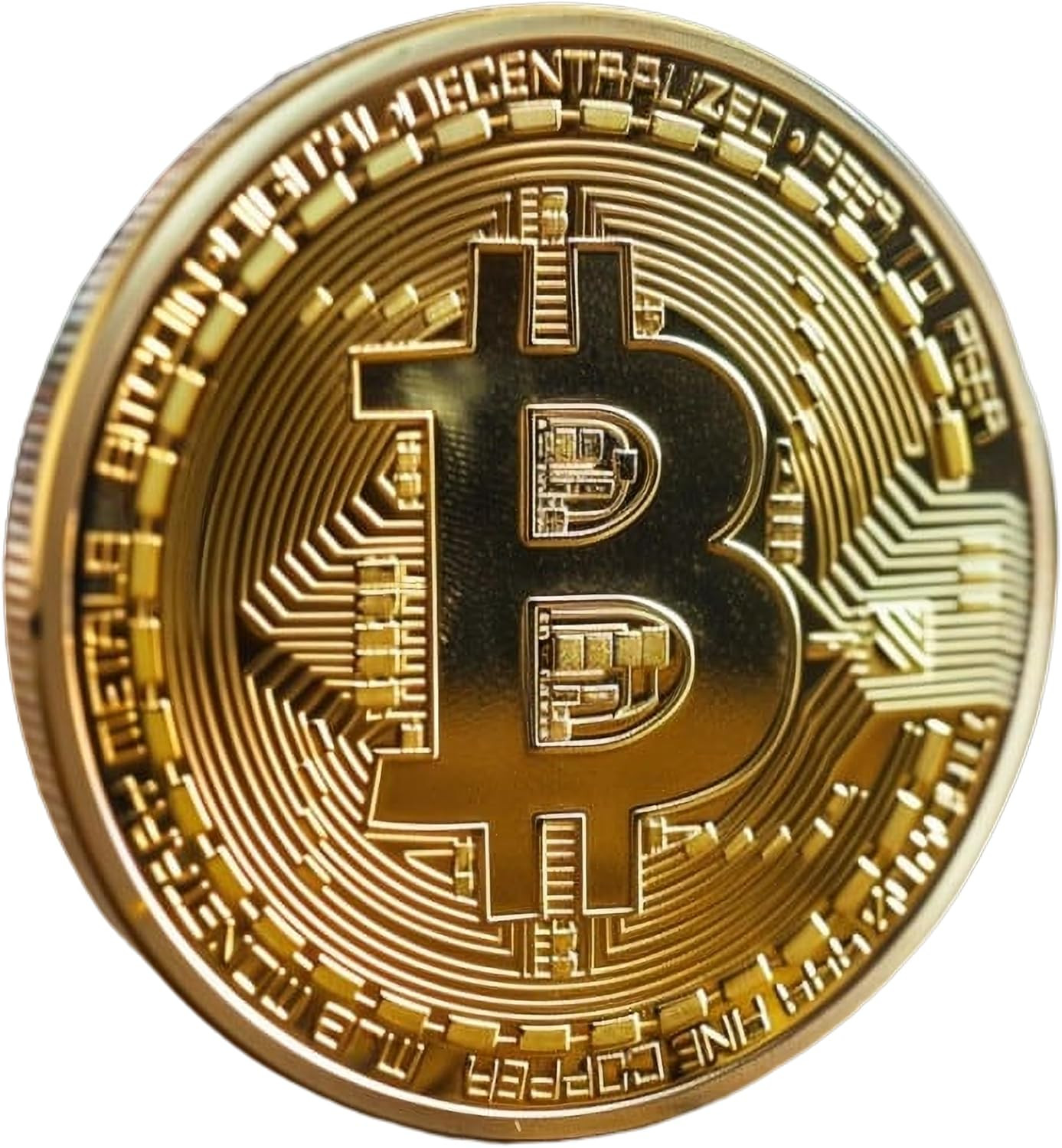 Collector’S Edition Bitcoin Coin – Commemorative Cryptocurrency Token Collectibl