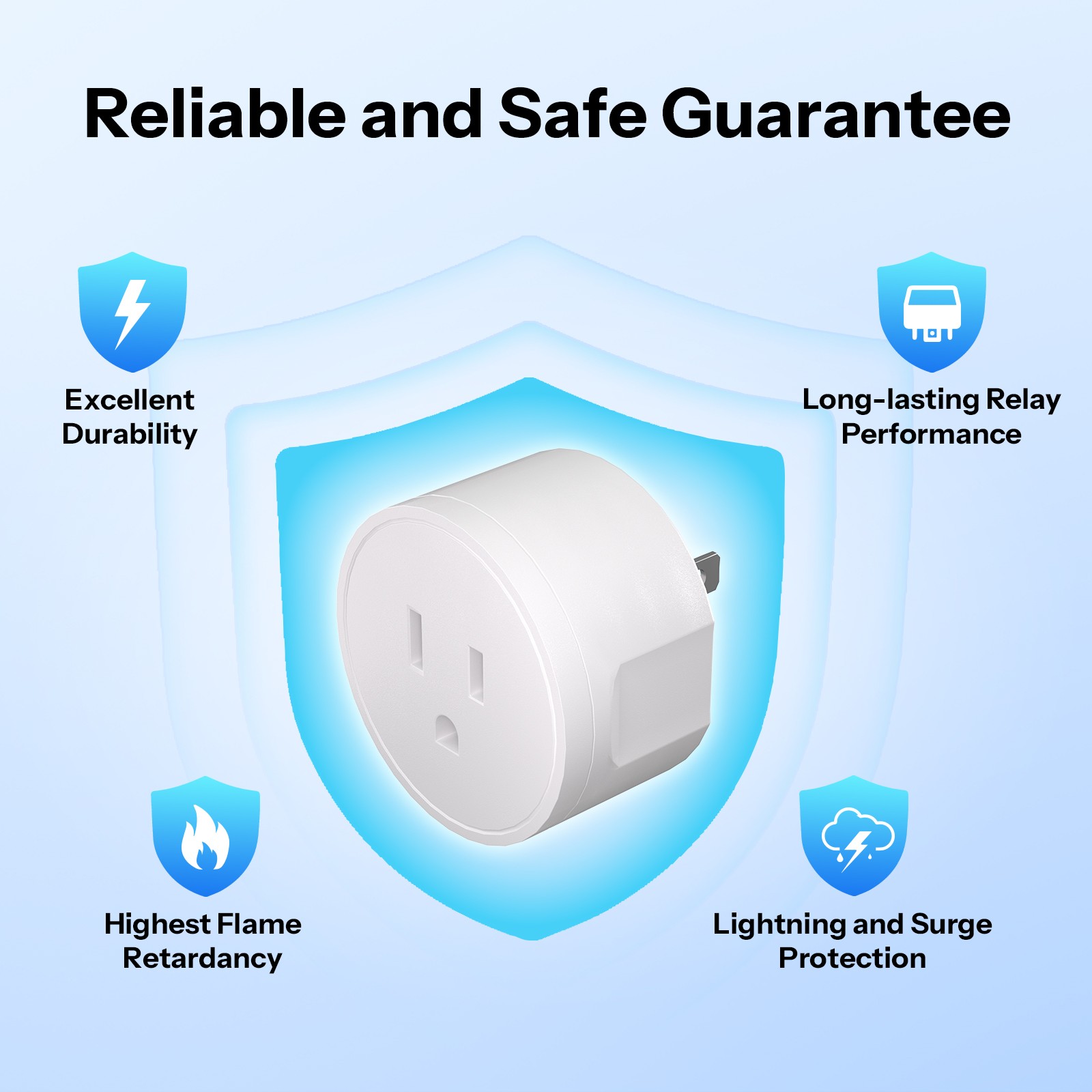 4PCS SONOFF S41STPB Matter Over WiFi Plug 15A Smart Outlet Timer Wireless Socket