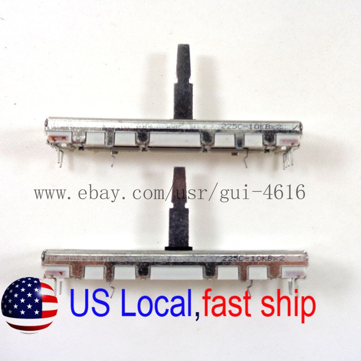 2X Original Fader DCV1020 For Pioneer DJM-750 DJM-750K DJM-800 700 DJM-2000 5000