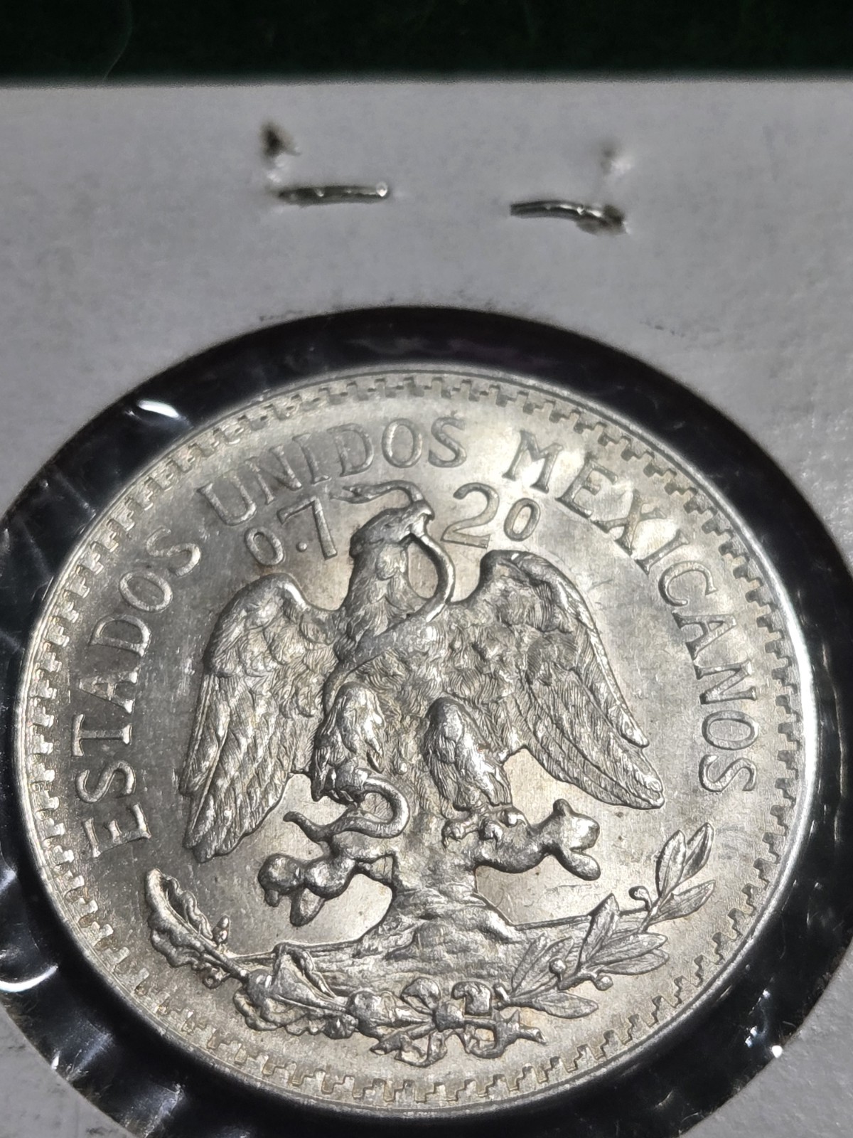 1943 Mexico 50 Centavos Silver