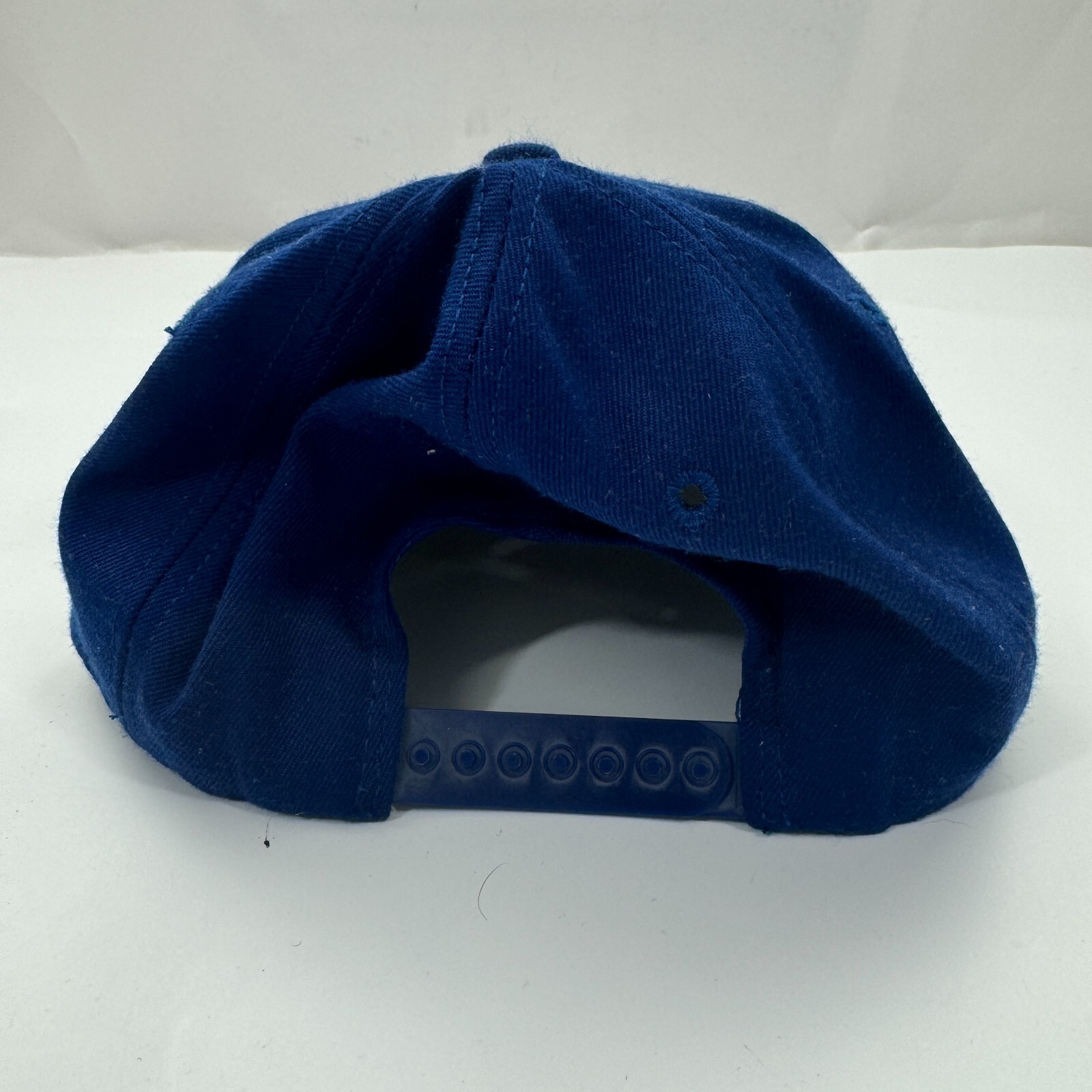Vintage Durham Bulls Hat Cap Snap Back Blue Delong MiLB Baseball Made USA Wool