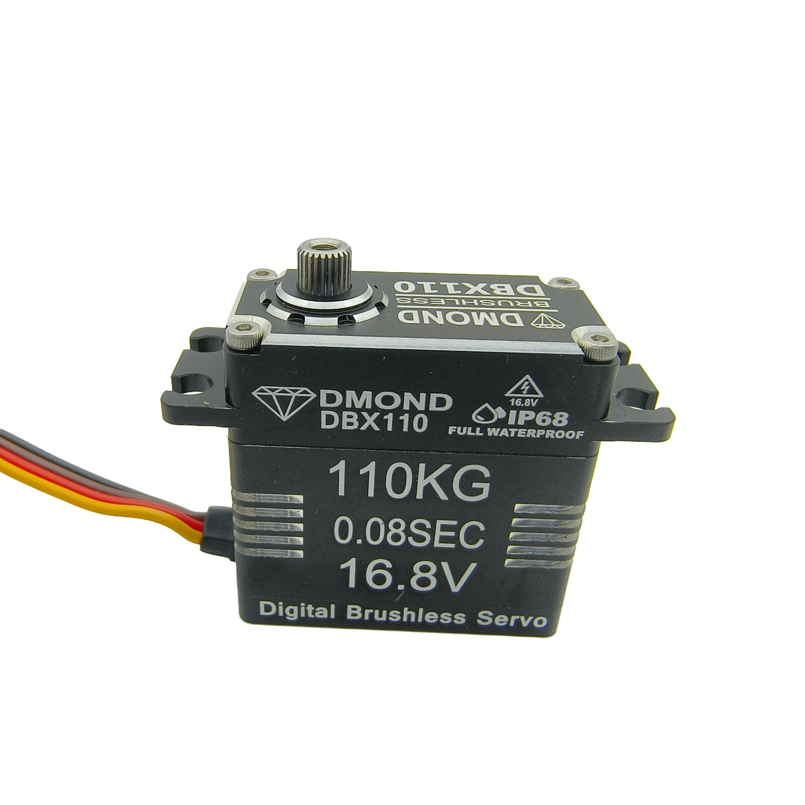 DMOND DBX110 110KG 16.8V Brushless direct power IP68 Waterproof heavy duty servo