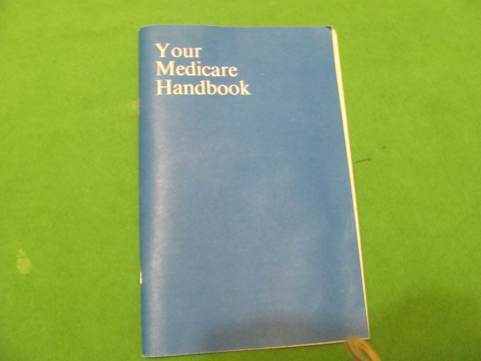 Your Medicare Handbook 1974 Edition 8" x 5.25"