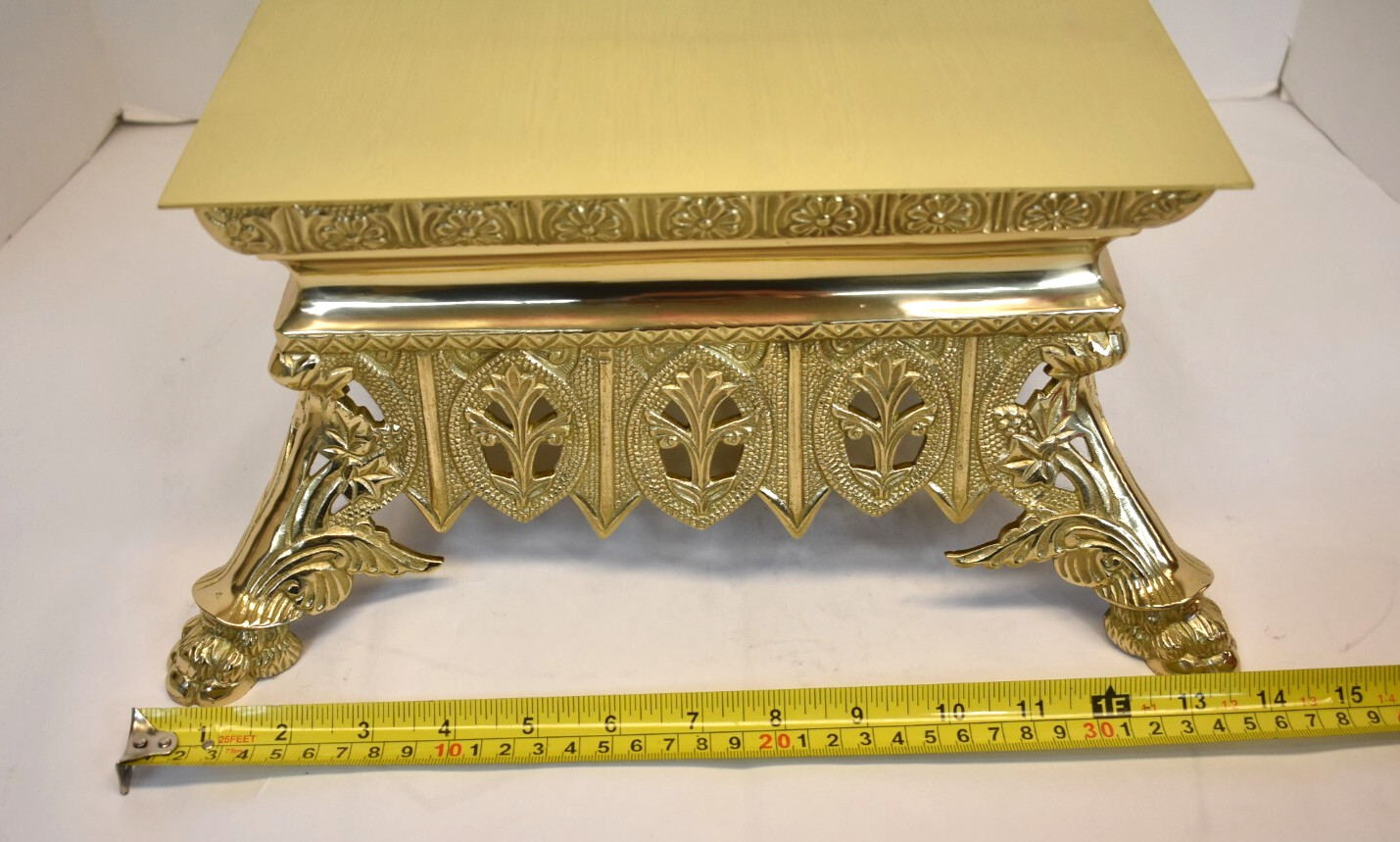 Traditional Church "Tabor" - Solid Brass Monstrance Stand #157 - Thabor
