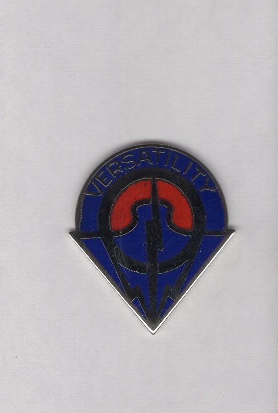 US Army 14th Aviation Battalion crest DUI clutchback c/b badge G-23