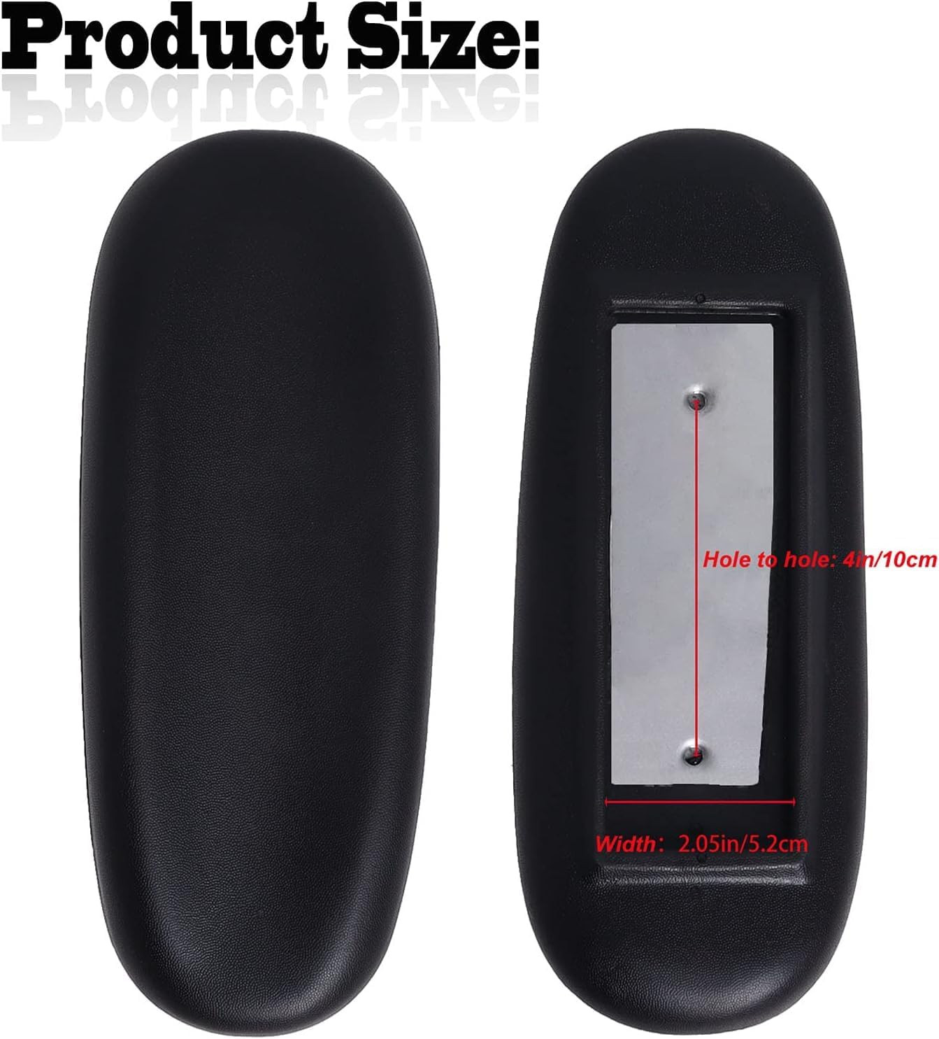 Office Chair Arm Rest Replacement Fits All Styles of Arms with 4" Mounting Hole