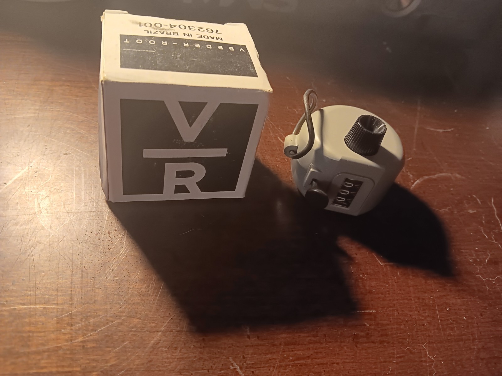 Veeder Root Hand Tally Counter Rare Htf In Box 762304-001