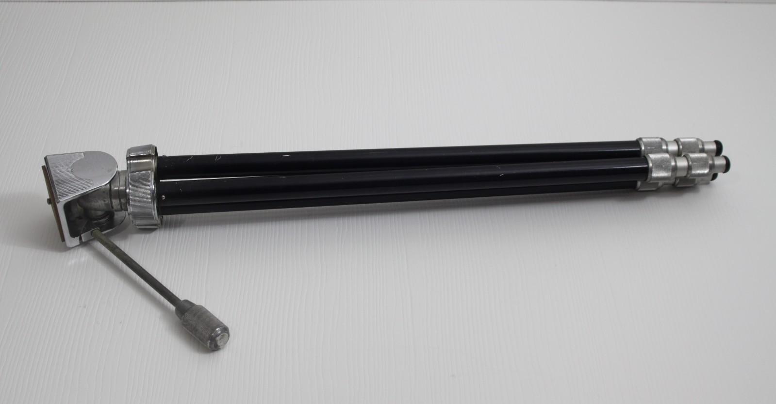 Vintage Old Camera Tripod Fully Functional Extendable 54”