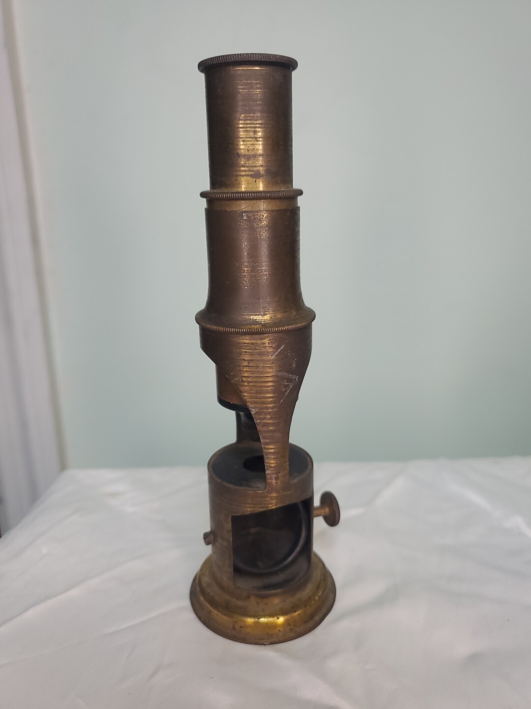 Antique Brass Field Microscope