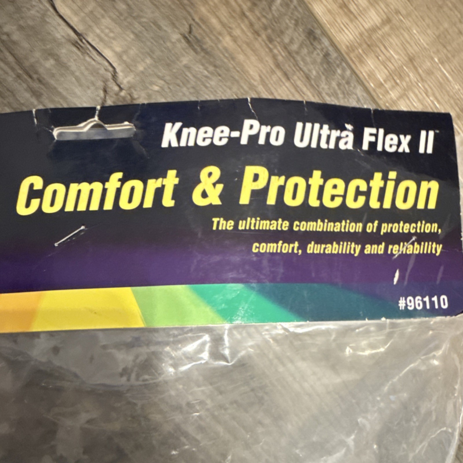 Sellstrom Knee-Pro Ultra Flex II Hardshell Knee Pads Gray/Blue Adjustable Straps