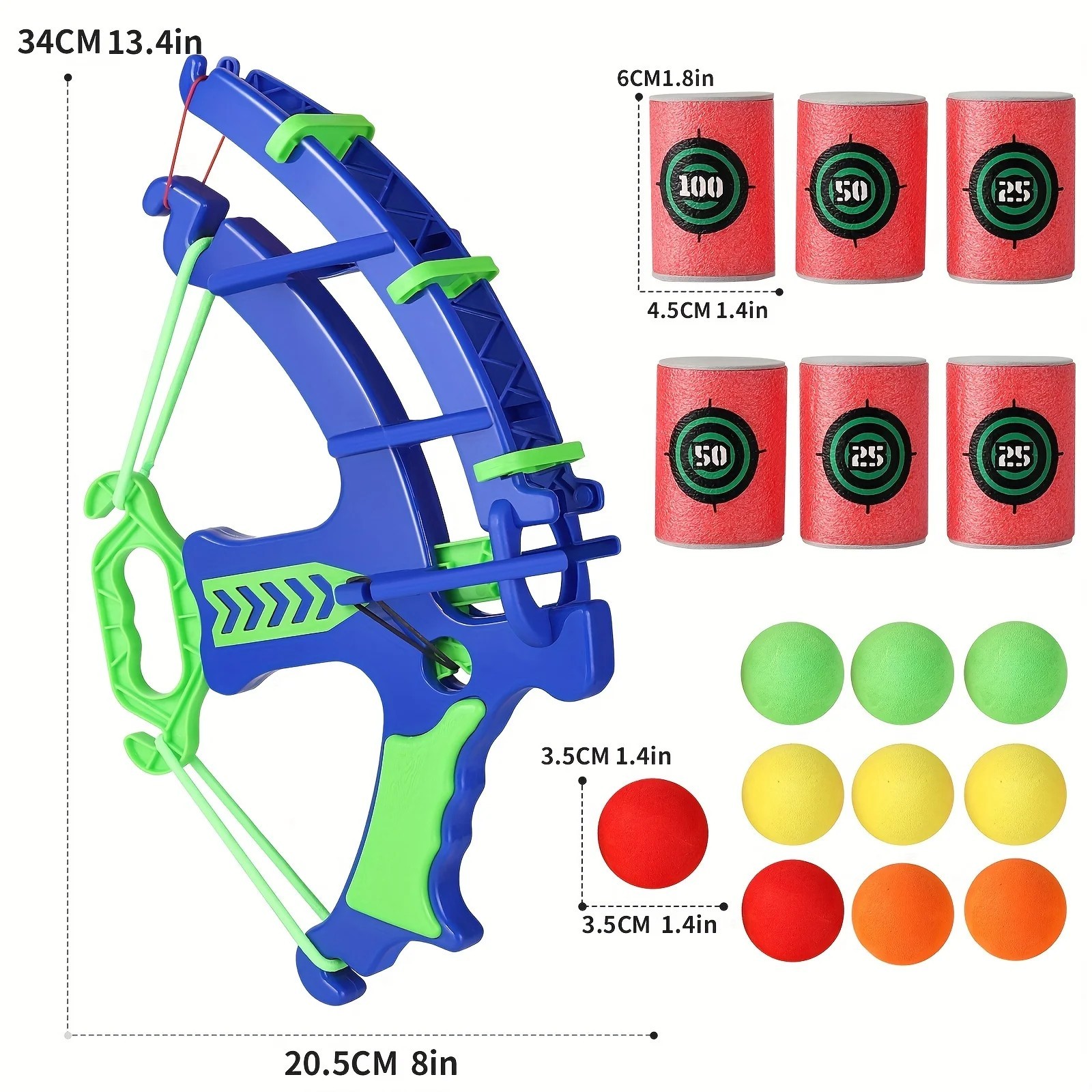Soft Bullet Target Practice Toy | Educational Shooting Game for Kids 20.5cm