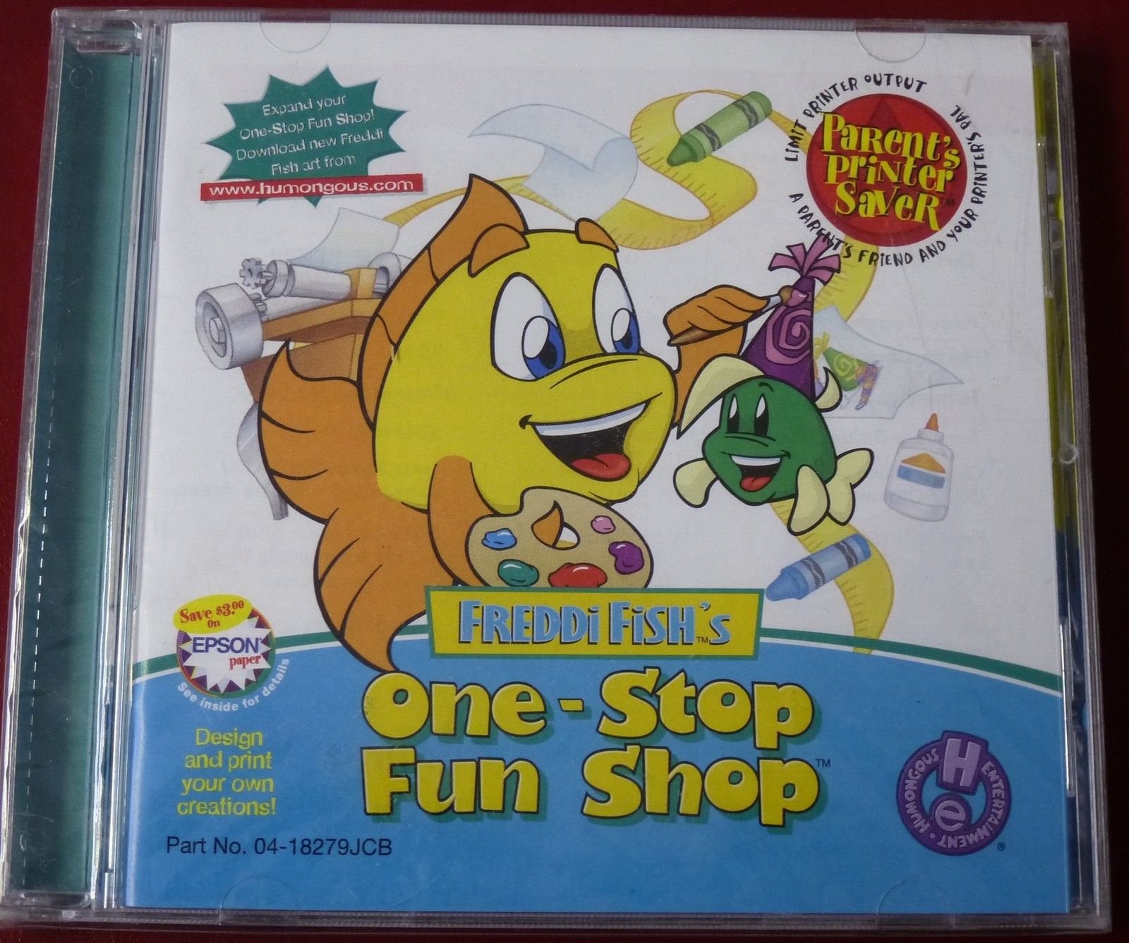 SOFTWARE PC Freddi Fish One Stop Fun Shop NEW SEALED Jewel