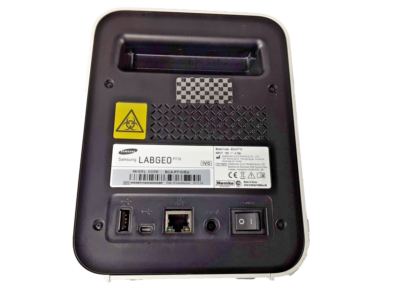 SAMSUNG LABGEO PT10 , REF BCA-PT10 IVD - UNTESTED