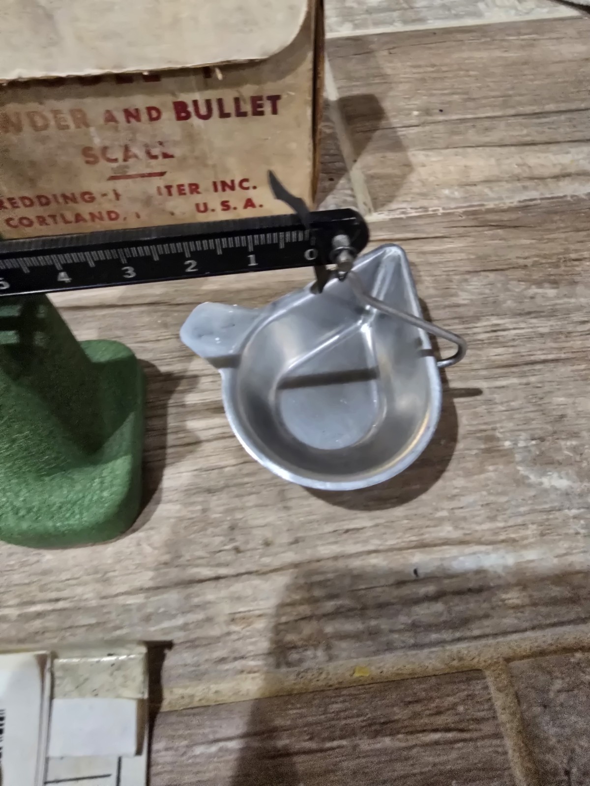 Ammunition Reloading, Redding Model 1 Powder Scale, RCB Powder Trickler, Scoops