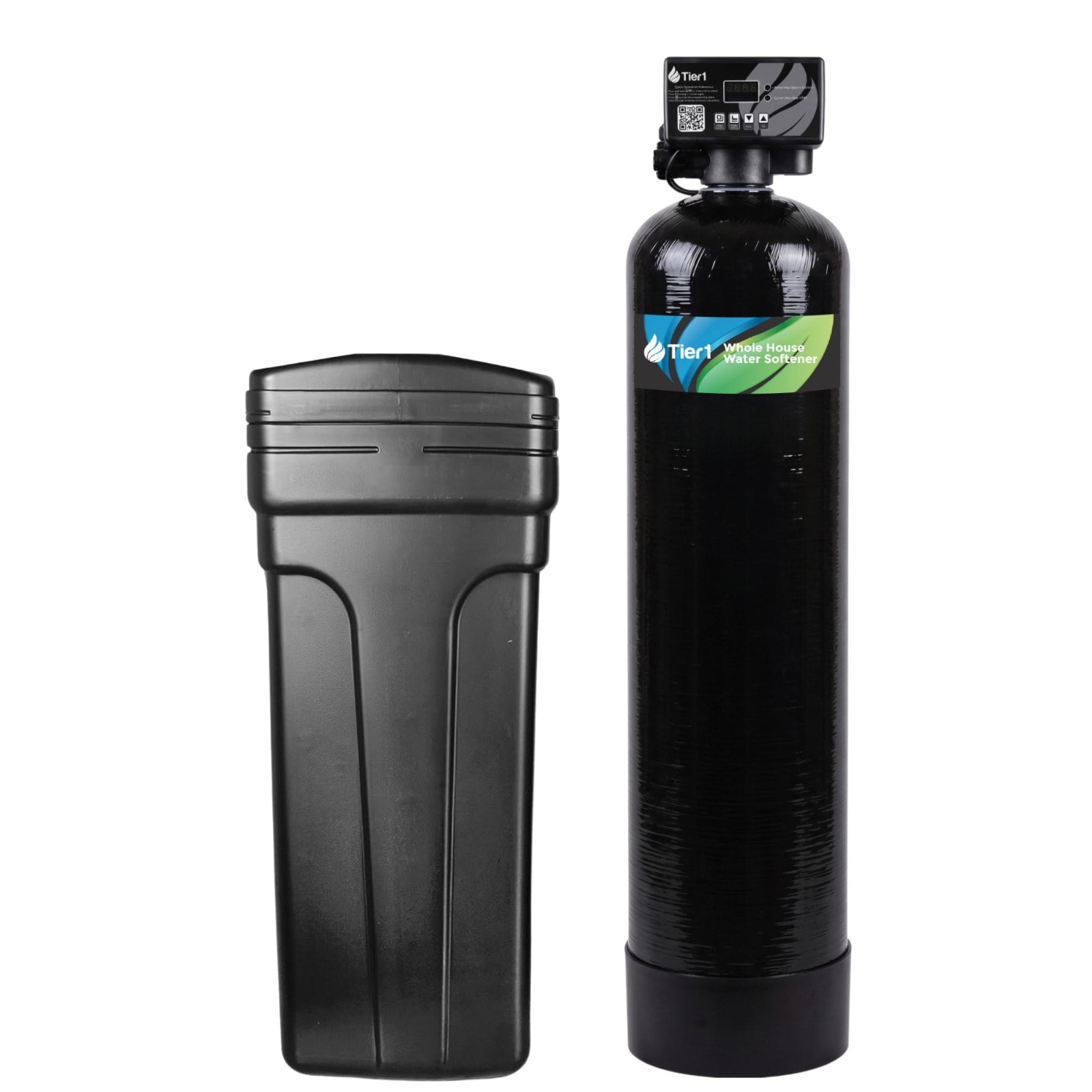Tier1 Whole House Water Softener System 24000 Grain Capacity Filtration System